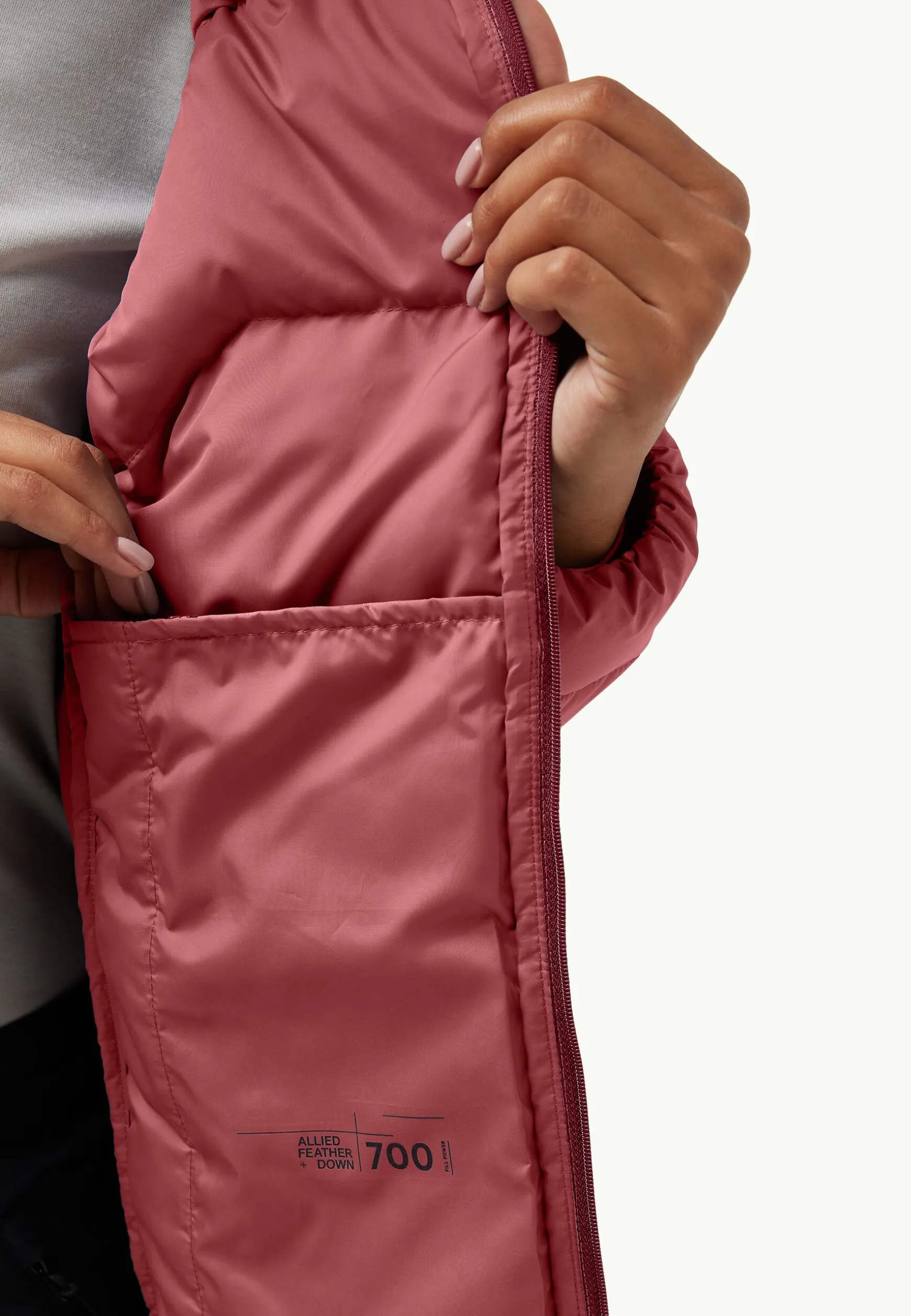 Ather Down Hoody W Rds