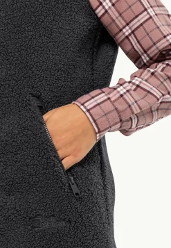 High Curl Long Vest W