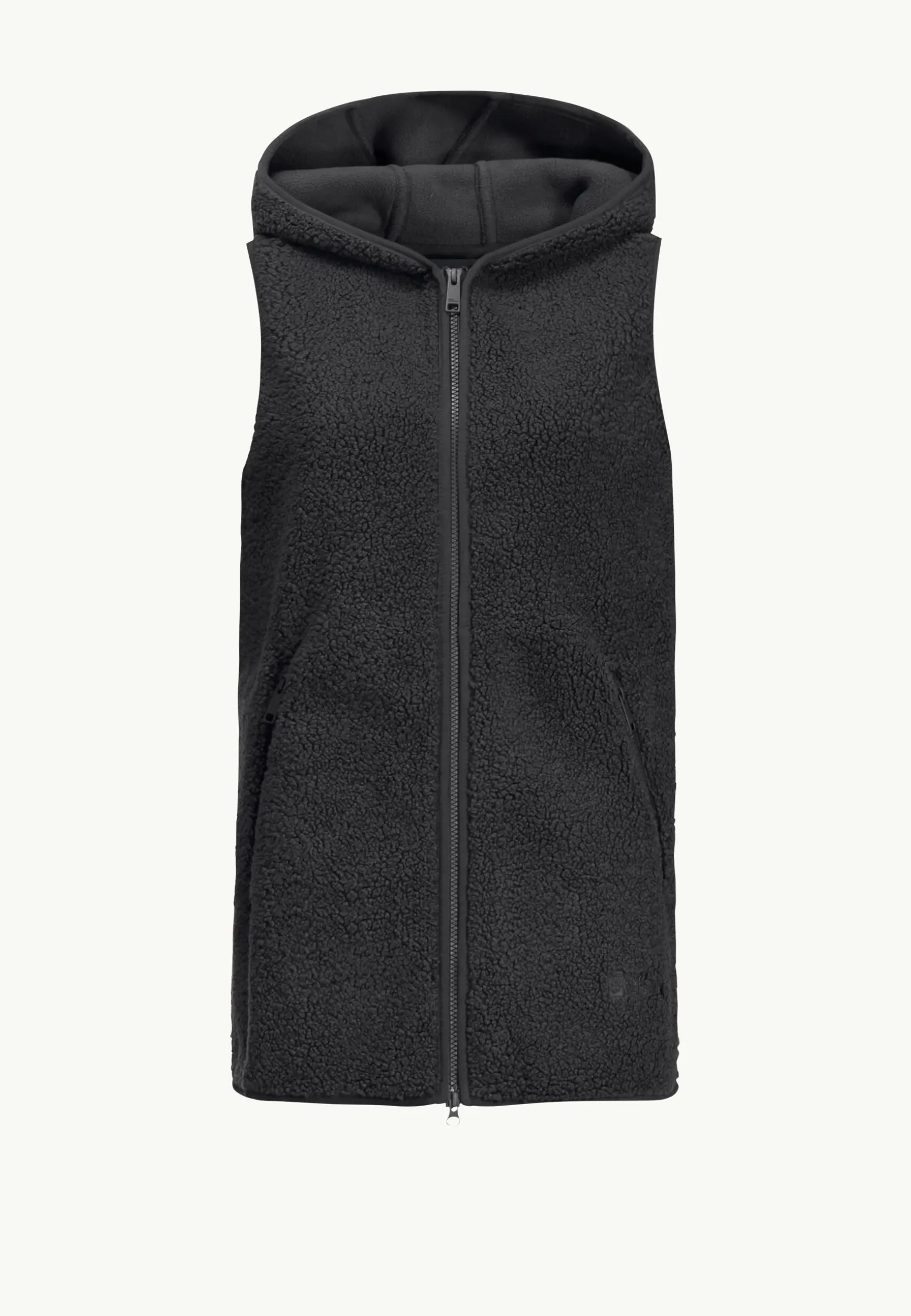 High Curl Long Vest W