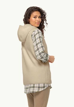 High Curl Long Vest W
