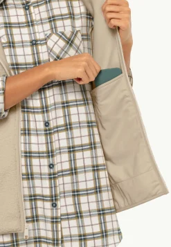 High Curl Long Vest W