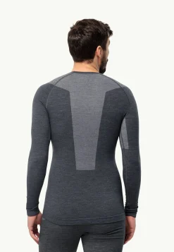Seamless Wool L/s M