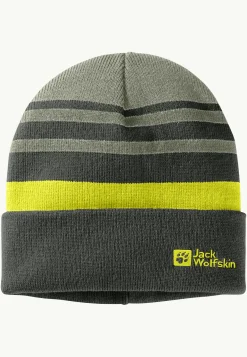 Stripy Knit Beanie K