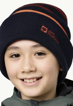 Stripy Knit Beanie K